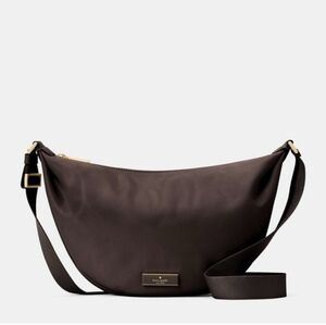 Kate Spade Carter Nylon Medium Sling Bag, Hot Fudge